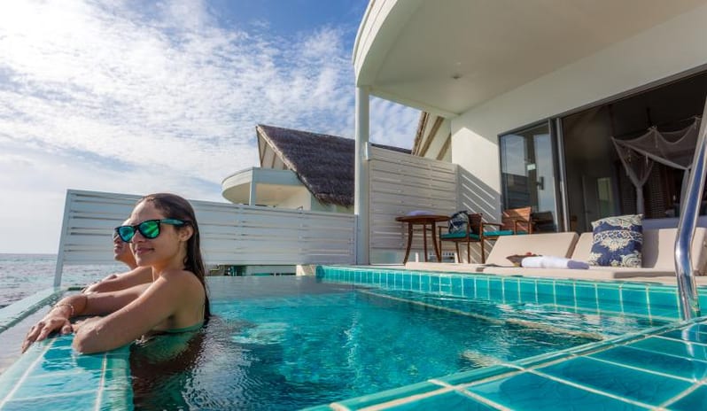 Centara Grand Island Maldives - Club Sunset Overwater Pool Villa - Private Pool